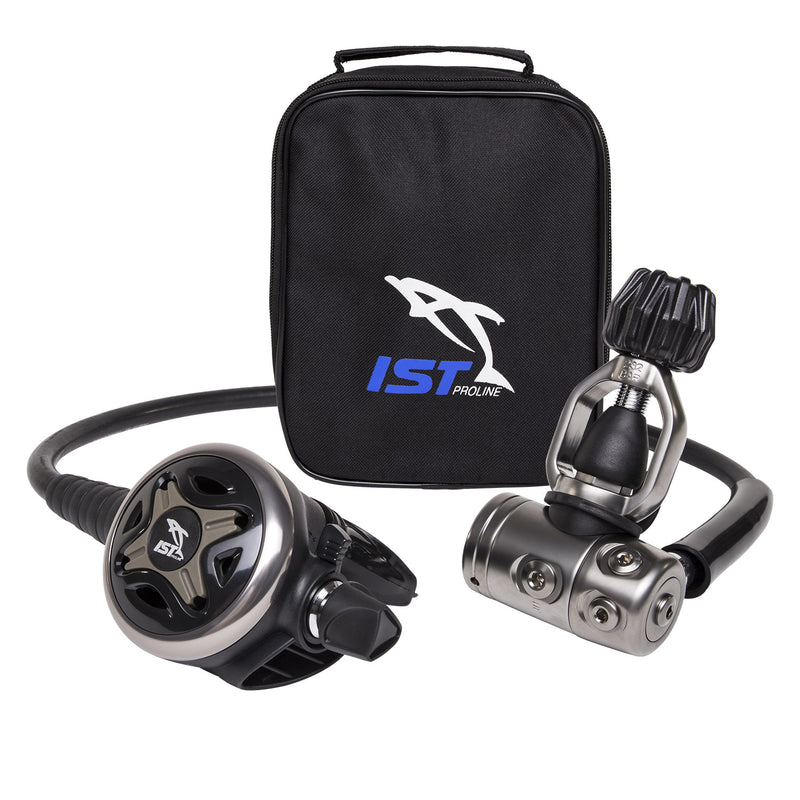 IST Premium Balanced Diaphragm Yoke Style Regulator Bundle, 5 IP Ports