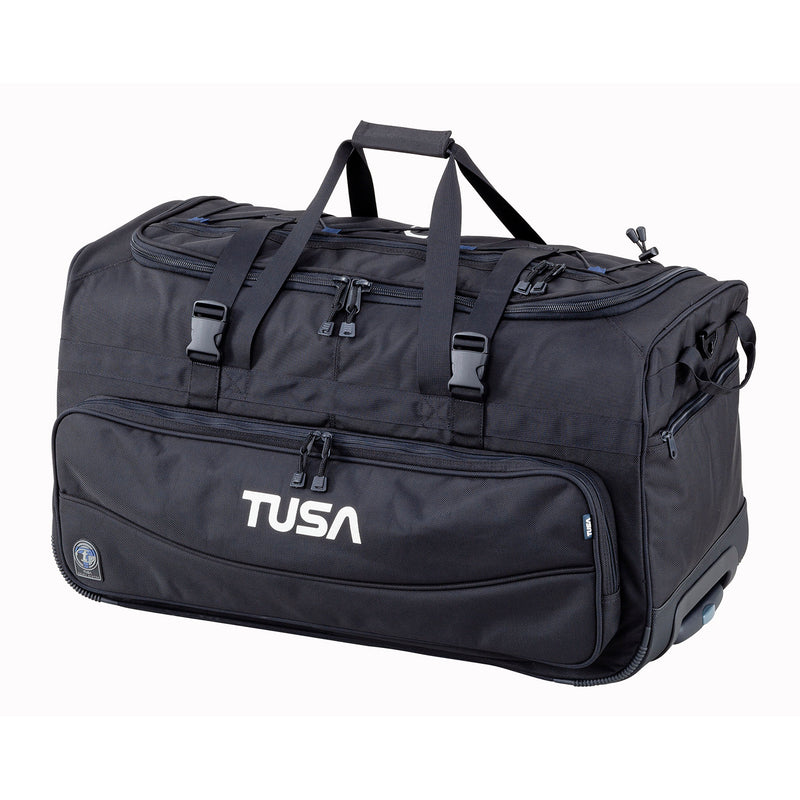 TUSA Large Heavy Duty Diver’s Roller Duffel with Telescopic Handle