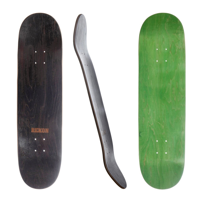 Rekon Canadian Maple Blank Skateboard Deck | 7.5, 7.75, 8.0, 8.25, 8.5