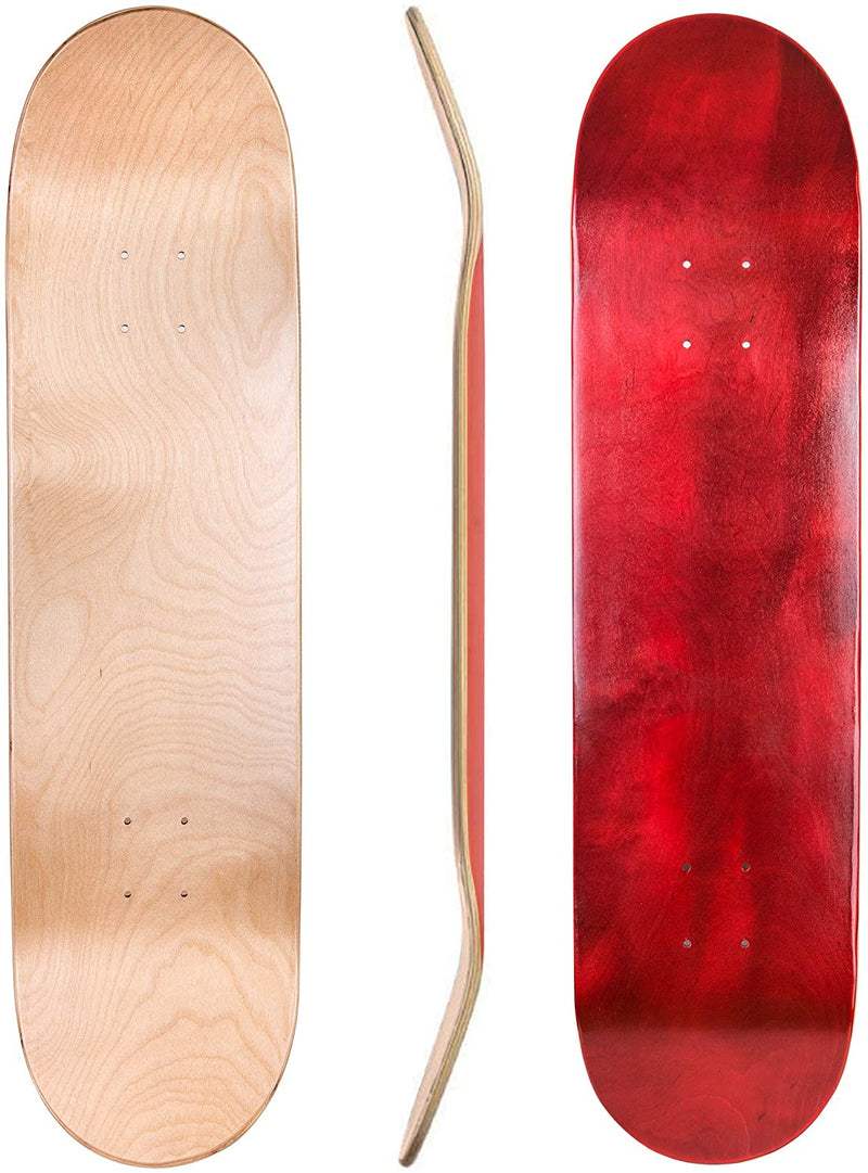 Blank Maple Skateboard Deck | 7.75", 8.0", 8.25", 8.50"