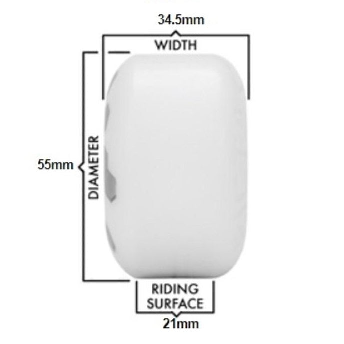 Ricta White Clouds Skateboard Wheels | 55mm 86A