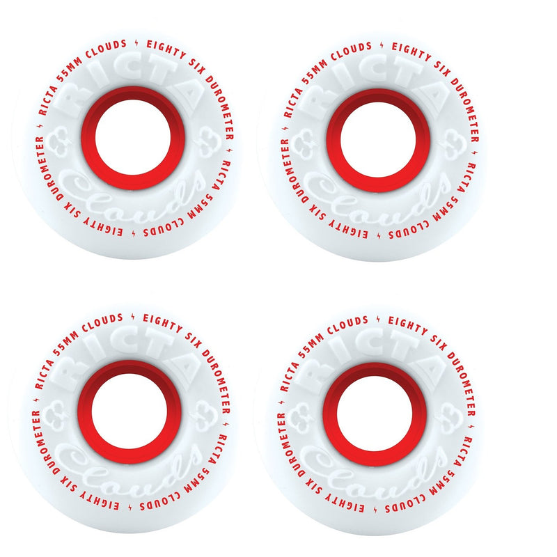 Ricta White Clouds Skateboard Wheels | 55mm 86A