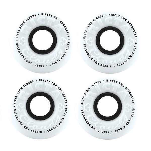 Ricta White Clouds Skateboard Wheels | 52mm 92A