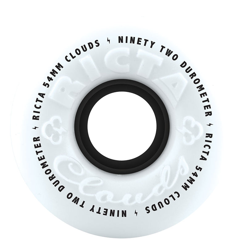 RICTA Skateboard Wheels 54mm Clouds 92a 4 Pack