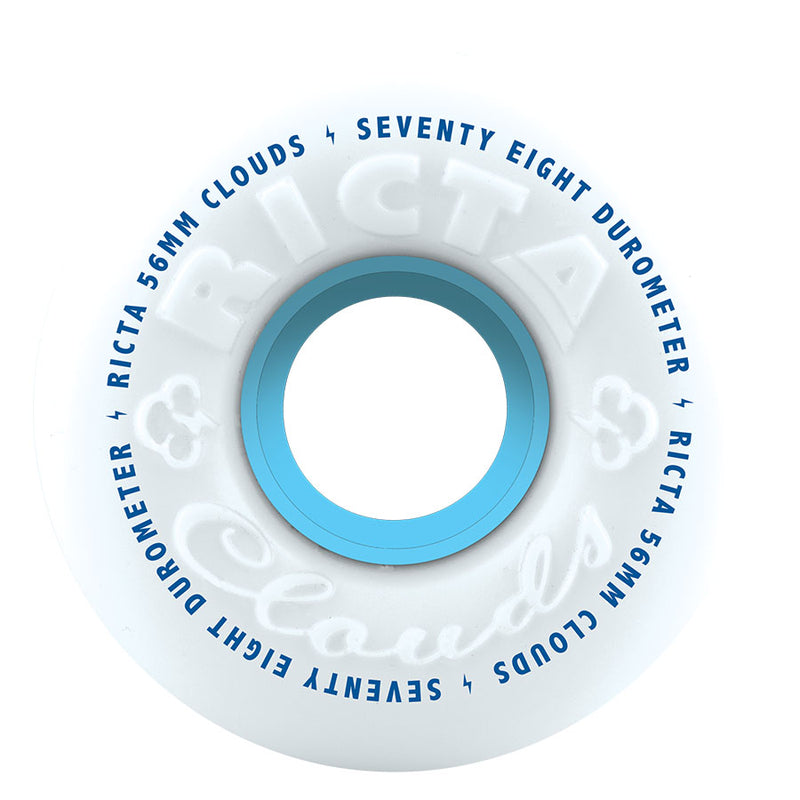 Ricta White Clouds Skateboard Wheels | 56mm 78A