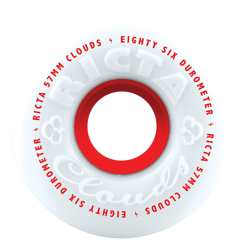 Ricta White Clouds Skateboard Wheels | 57mm 86A