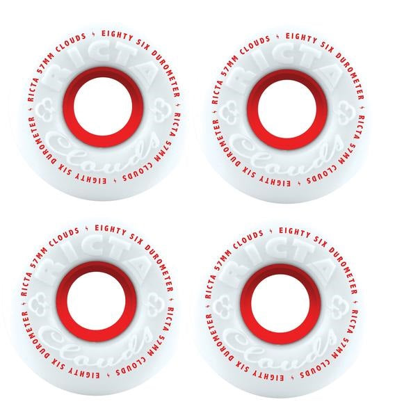 Ricta White Clouds Skateboard Wheels | 57mm 86A