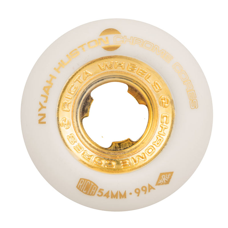 RICTA Skateboard Wheels Huston 54mm Chrome Core 99a 4 Pack