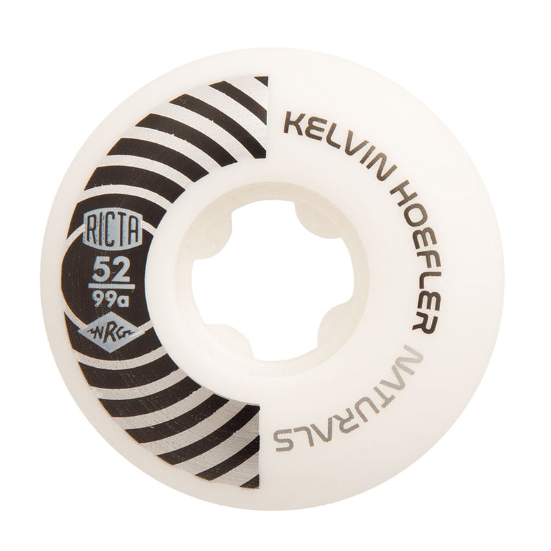 RICTA Skateboard Wheels Kelvin Hoefler Pro 52mm Naturals 99a 4 Pack