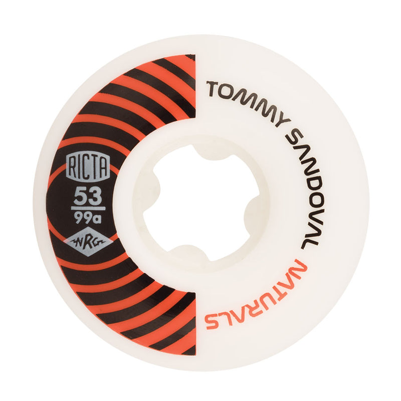 RICTA Skateboard Wheels Tommy Sandoval Pro 53mm Naturals 99a 4 Pack