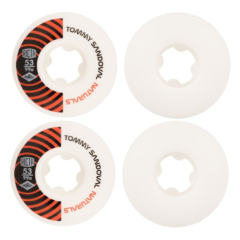 RICTA Skateboard Wheels Tommy Sandoval Pro 53mm Naturals 99a 4 Pack