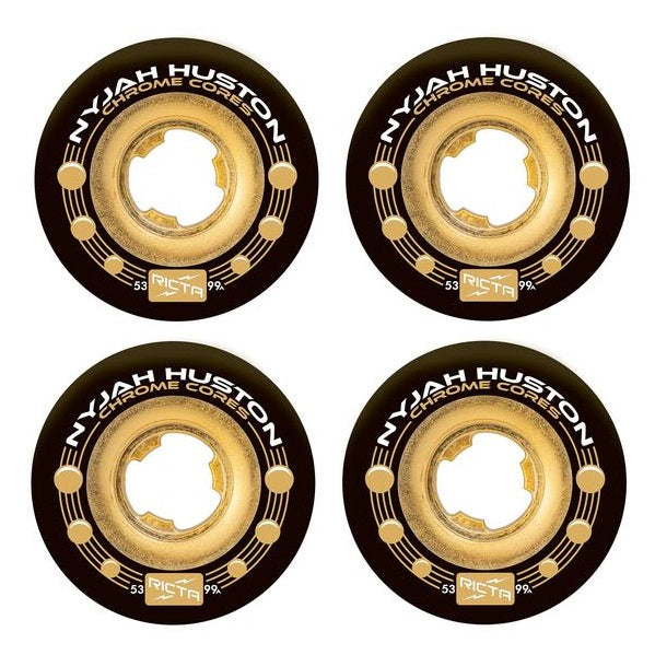 Ricta Nyjah Huston Chrome Core Skateboard Wheels | 53mm 99A