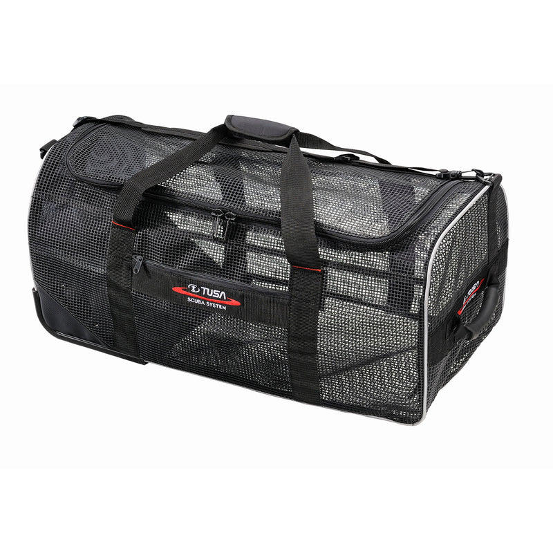 TUSA Heavy Duty Large Diver’s Mesh Roller Duffel with Wraparound Handles