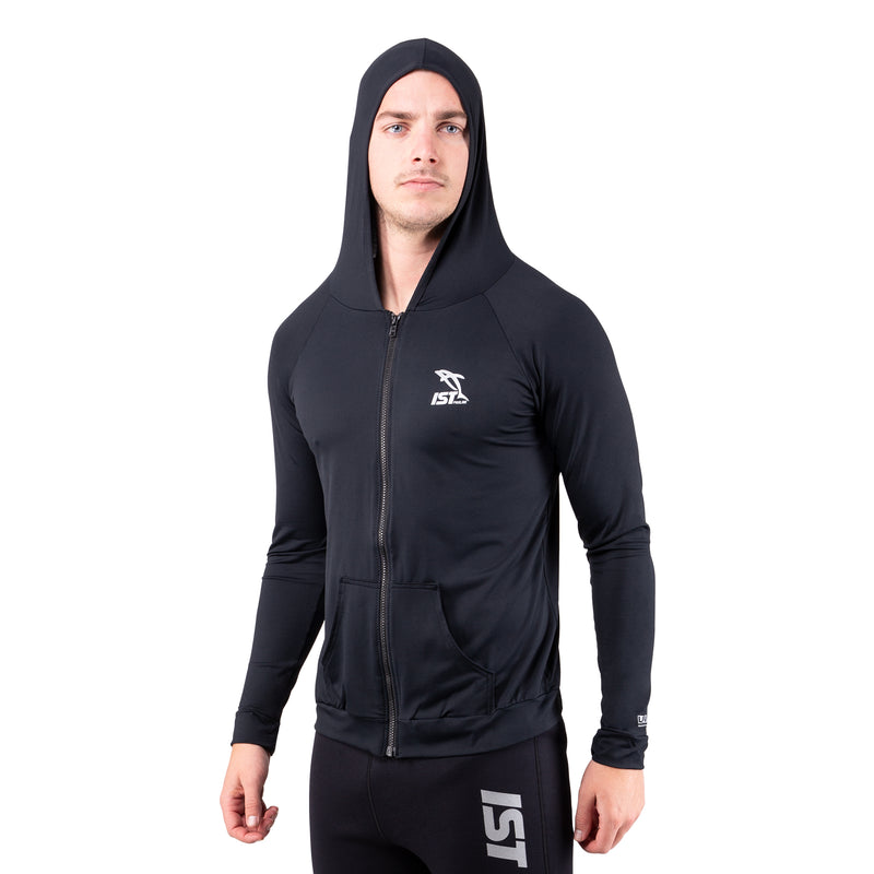 IST Men's UV Rash Guard Hooded Jacket