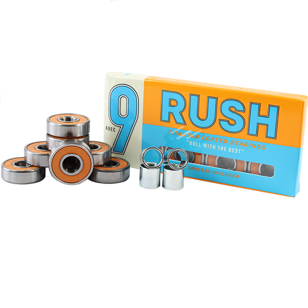 Rush ABEC 9 Skateboard Bearings