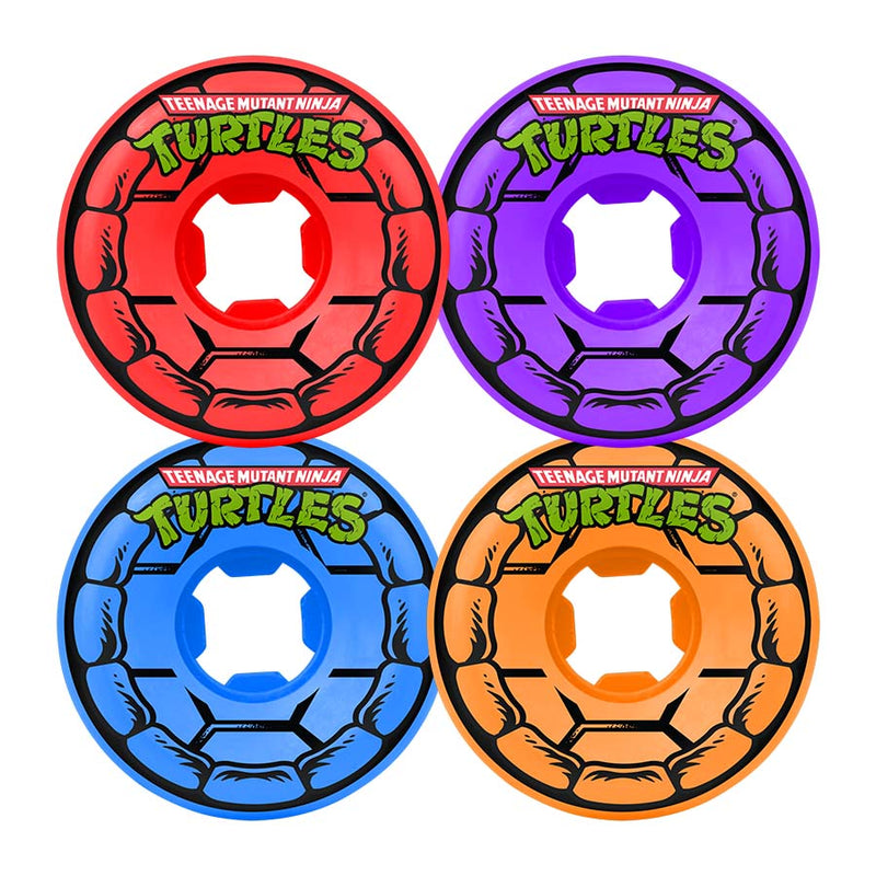 Santa Cruz TMNT Vomit Mini Slimeballs Skateboard Wheels Variety Pack | 54mm 97A