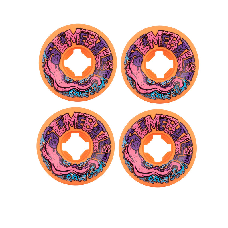 Santa Cruz Slime Balls Slarve Vomit Mini Orange Slimeballs Skateboard Wheels | 54mm 97A