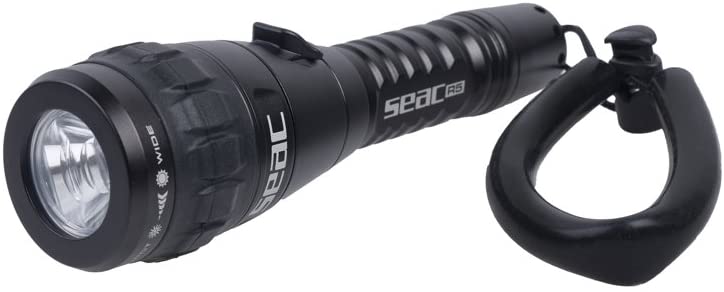 SEAC Sub R5 Scuba Diving Torch Light, Single LED, 500 Lumens, Micro-USB, Rechargeable