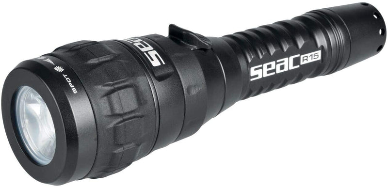 SEAC R15, Scuba Dive Flashlight, 900 Lumens LED Torch Light, 0,66 lbs, USB Rechargeable