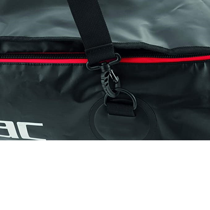 SEAC U-Boot 130, Dry Bag for Diving, Perfect for Long Fins, 37"x16"x12", 130 lt, Black, Standard