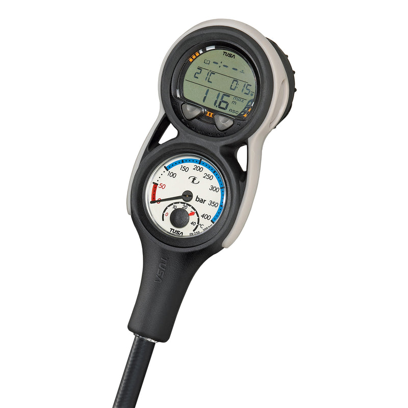 TUSA Element II Air / Nitrox 3 Gauge Dive Computer Console with Compass