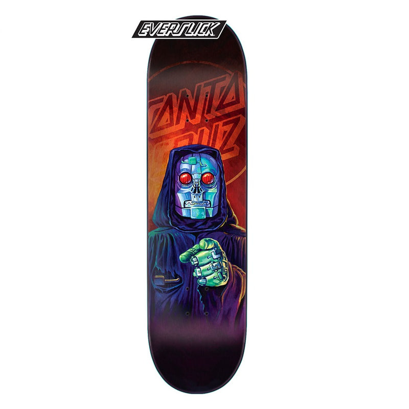 Santa Cruz 8.0in x 31.6in The Worst Robot Reaper Everslick Skateboard Deck