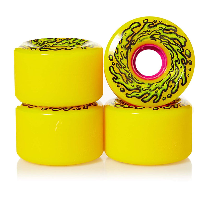 Santa Cruz Yellow OG Slimeballs Skateboard Wheels | 60mm 78A