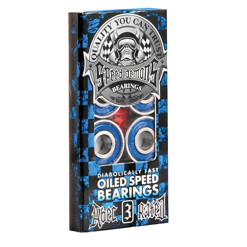 Speed Demons ABEC 3 Blue Bearings