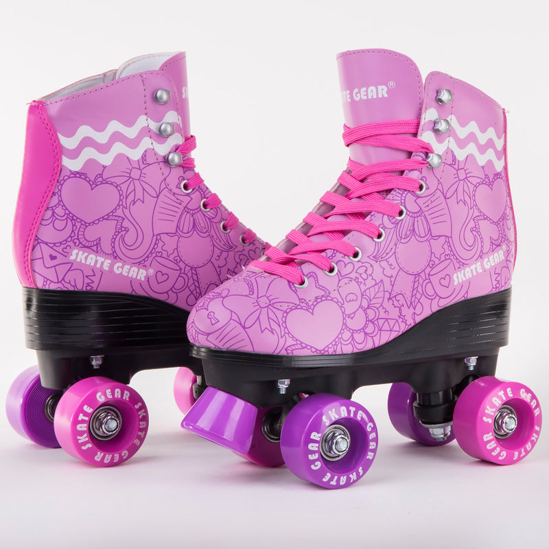 Skate Gear Graphic Roller Skates
