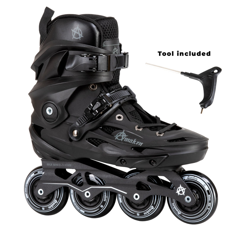 Shop 709 Awaken Break-Free Inline Roller Skates in Black 