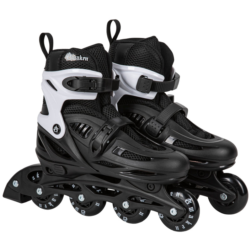 Awaken Adjustable Size Inline Skates | Beginner Roller Hockey Blades For Kids, Boys, Girls