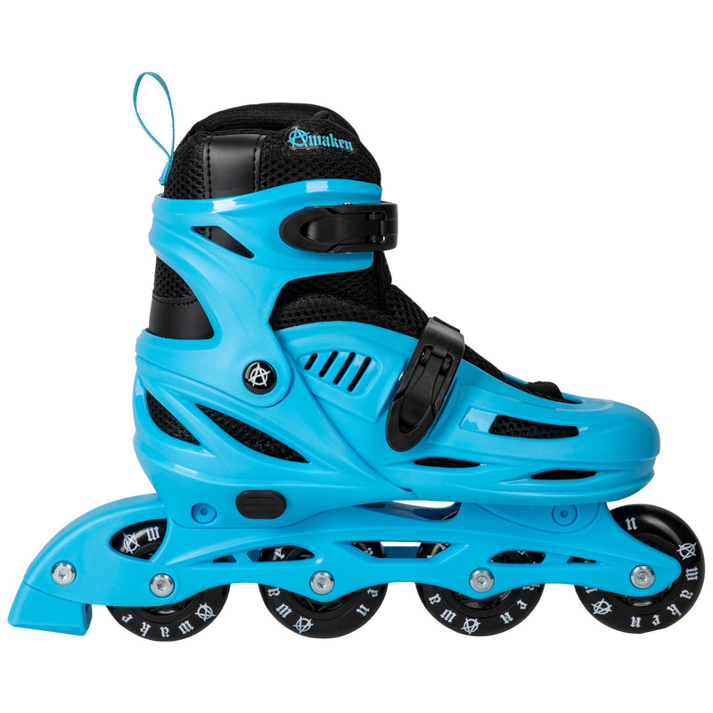 Awaken Adjustable Size Inline Skates | Beginner Roller Hockey Blades For Kids, Boys, Girls