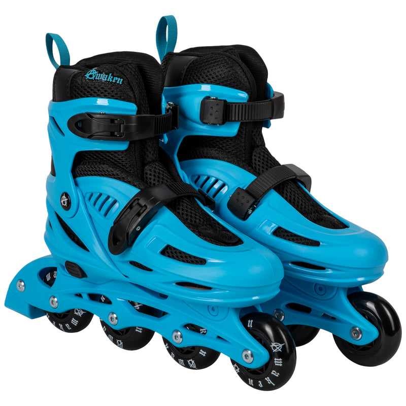 Awaken Adjustable Size Inline Skates | Beginner Roller Hockey Blades For Kids, Boys, Girls