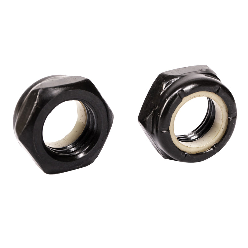 Cal 7 Black 55mm Skateboard Kingpin Nuts | 100 Pack