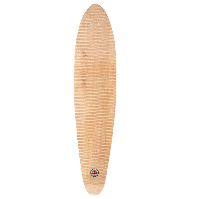 8.5 inch Rekon longboard deck with fiberglass and birchwood layers