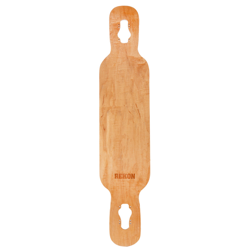 8 inch drop through fiberglass longboard deck