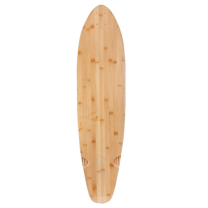 9.5 inch bamboo fiberglass longboard deck