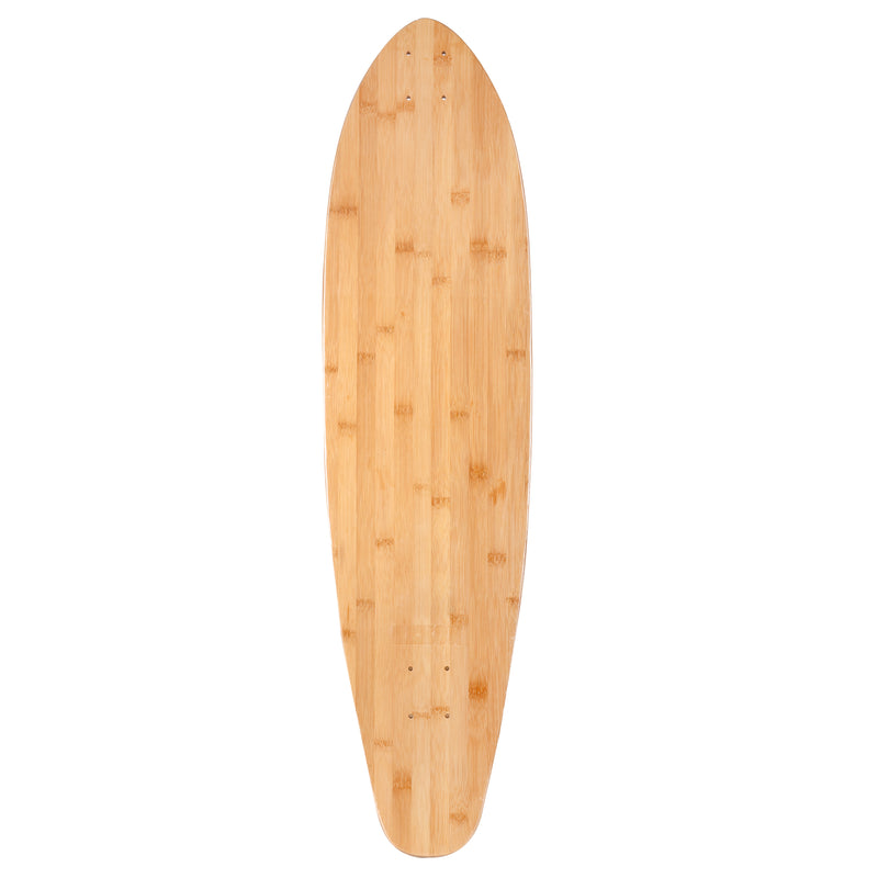 9.5 inch bamboo fiberglass longboard deck