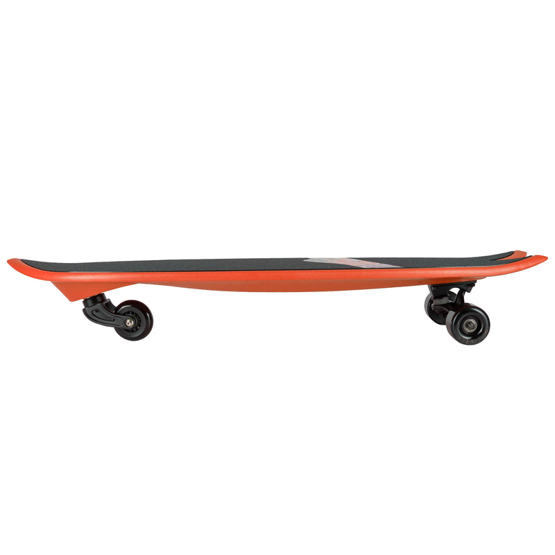 Rekon 36" x 9.5" Grip Top Surf Cruiser Skateboard with Carrying Bag