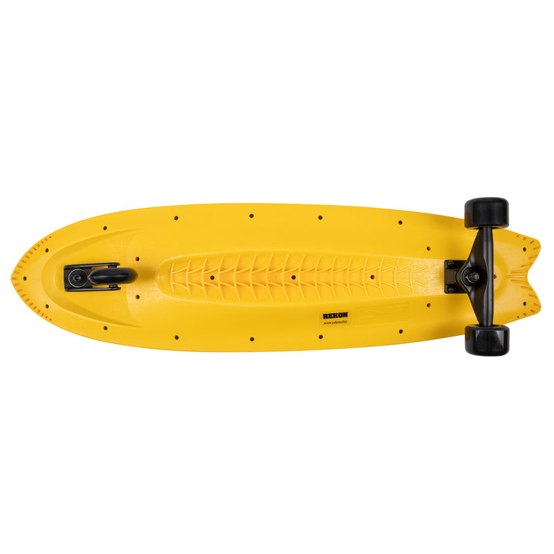 Rekon 36" x 9.5" Grip Top Surf Cruiser Skateboard with Carrying Bag