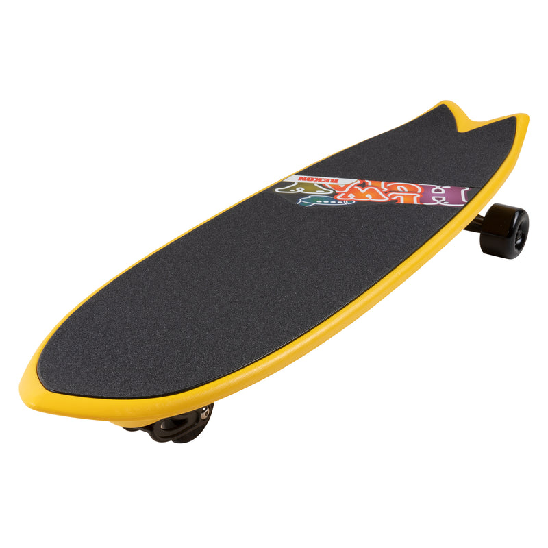 Rekon 36" x 9.5" Grip Top Surf Cruiser Skateboard with Carrying Bag