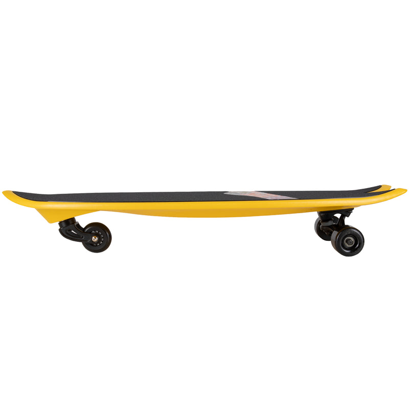 Rekon 36" x 9.5" Grip Top Surf Cruiser Skateboard with Carrying Bag
