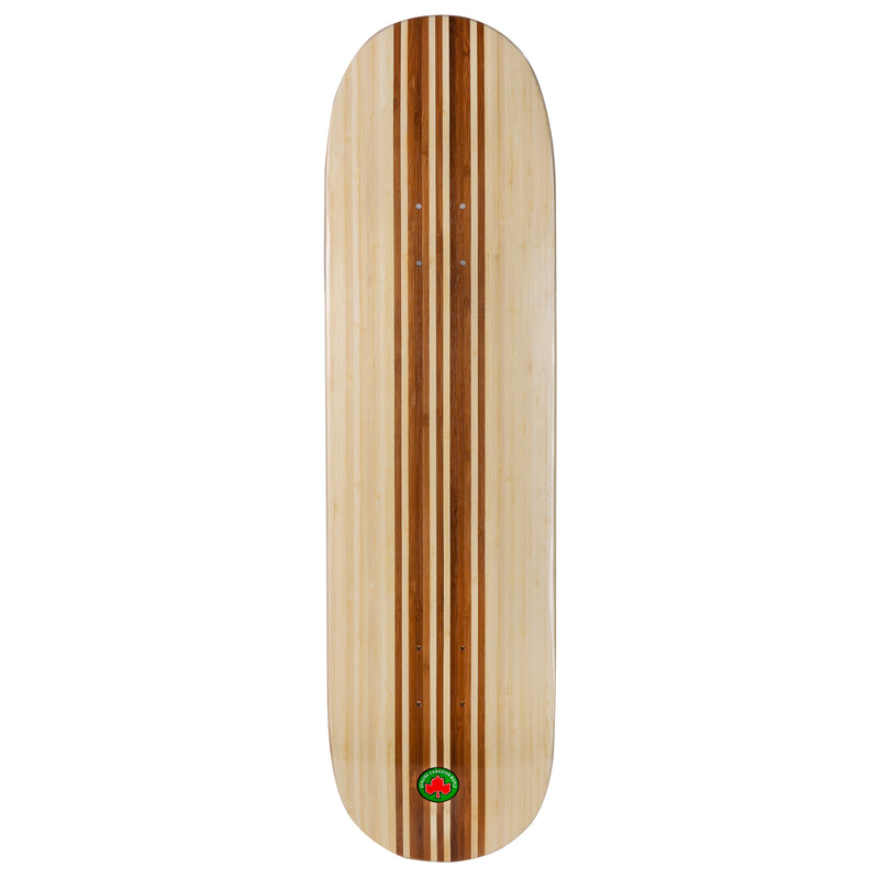 Blank 8.5 inch skateboard deck with bamboo strip