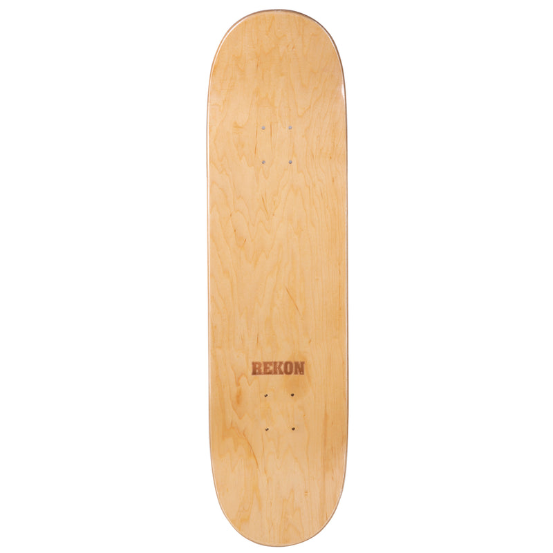 Blank 8.0 inch skateboard deck with bamboo bottom layer
