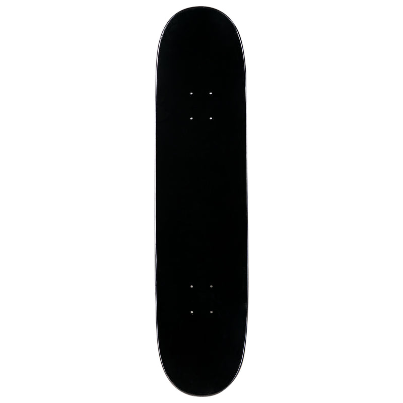 2-Tone Black and White Skateboard Deck Front Side