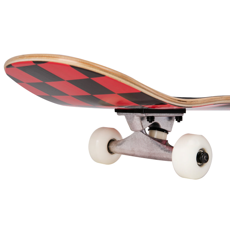 Runner Complete Skateboard | 8" Checker Red