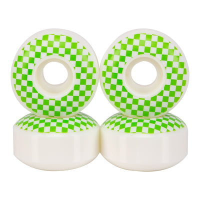 Cal 7 green checker skateboard wheels