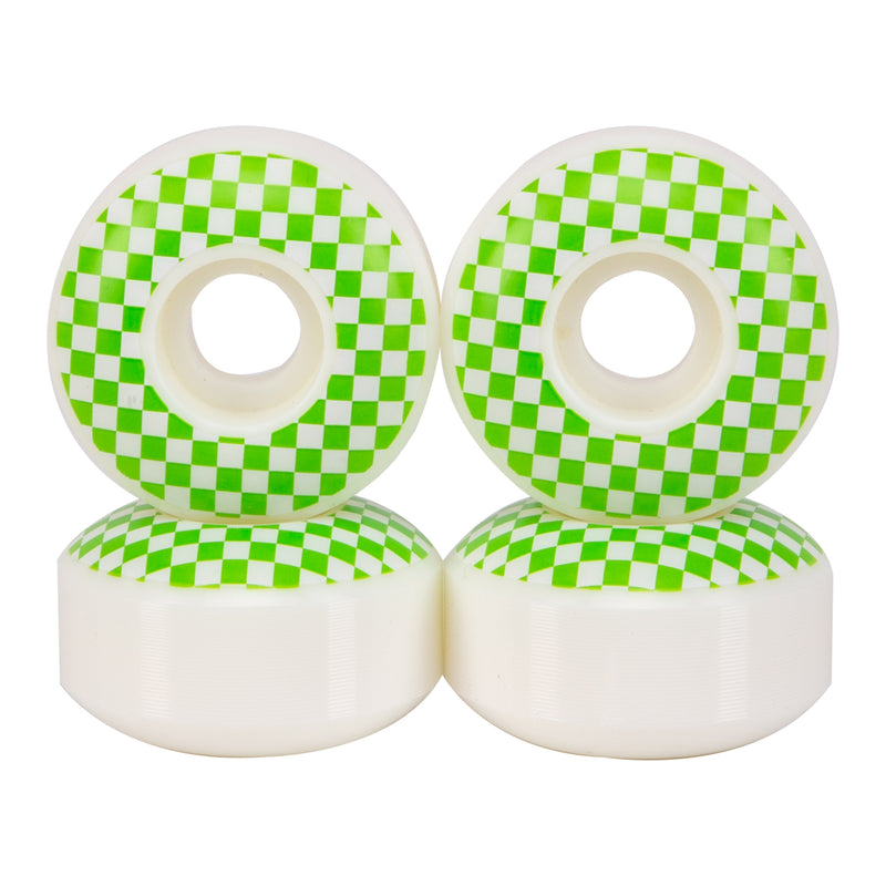 Cal 7 green checker skateboard wheels
