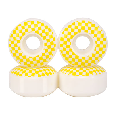 Cal 7 yellow checker skateboard wheels