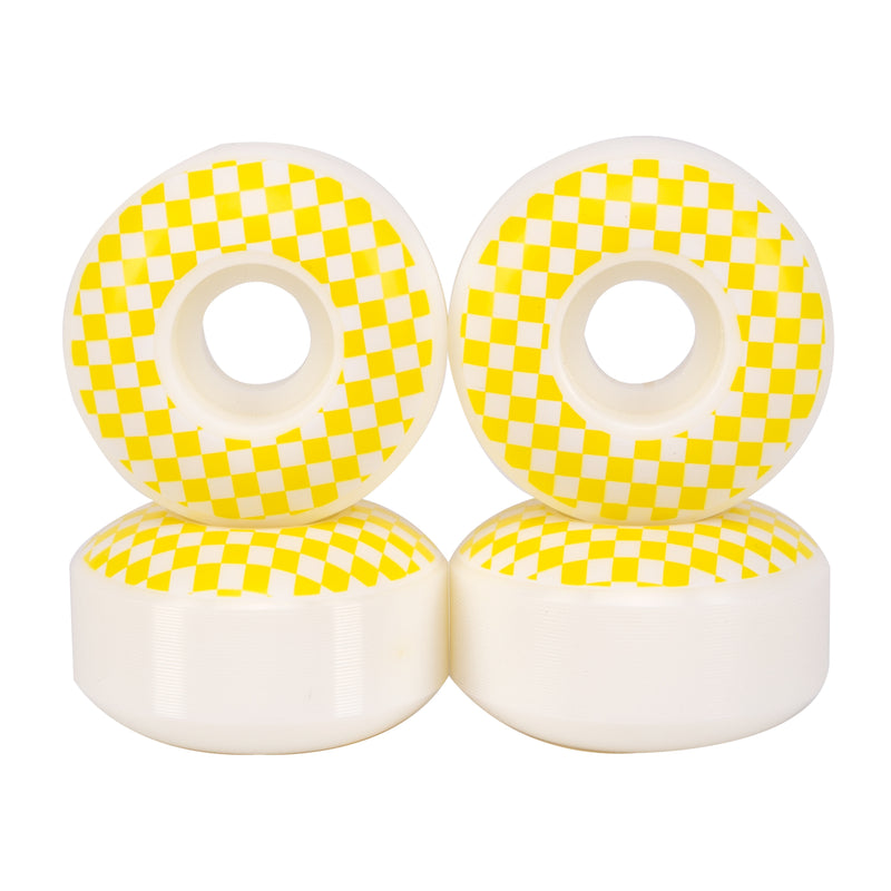 Cal 7 yellow checker skateboard wheels